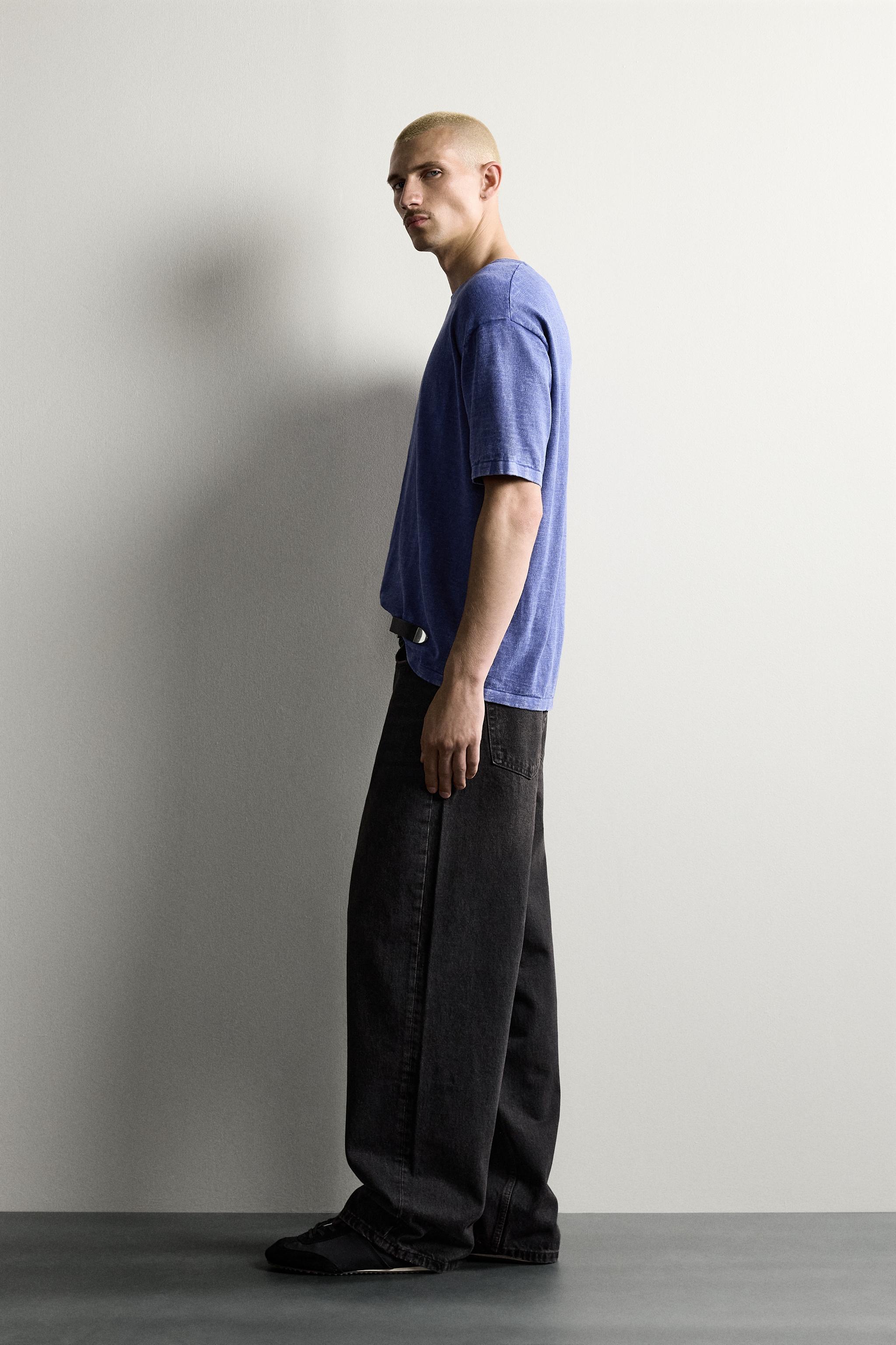 TEXTURED KNIT T-SHIRT